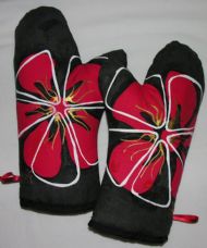 Black & Red Flowers